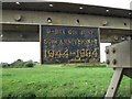 Plaque on Two Fords Bridge