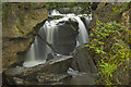 Waterfall Aberdulais-Falls on Afon Dulais