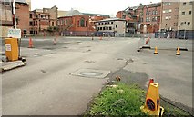 J3374 : Car park, Belfast by Albert Bridge