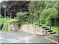 Steps to the drinking fountain between Waterloo Street and Madeley Road.