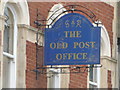 Dartmouth: sign on the old post office