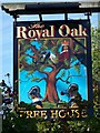 SU1963 : Sign for the Royal Oak by Maigheach-gheal