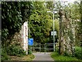 A ruined gateway to the abbey at Bury St. Edmunds