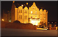 Metropole Hotel, Padstow, by night