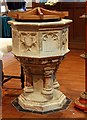 St John the Evangelist, Burgess Hill, Sussex - Font