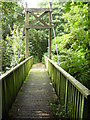 Footbridge on Clyde walkway.