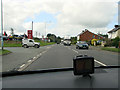 Approaching Newtown on the A483