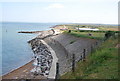 TR2269 : Sea Wall east of St Mary's, Reculver by N Chadwick