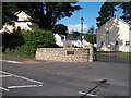 The gated entrance to Drinnihilly Gardens