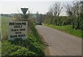 Ditchley Lane (start of) near A44