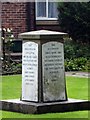 Almshouses plinth, Fountain Close