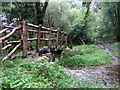 Footbridge over  Nant Gafren