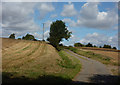 Looking up Vale Lane