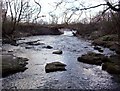 North Calder Water meets the Clyde