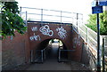 National Cycleway 1 goes under the railway, Whitstable