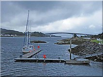 NG7627 : Kyle of Lochalsh Waterfront by Oliver Dixon