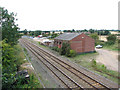 Acle railway station - former goods shed and coal yard