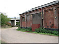 Acle railway station - road past former goods shed