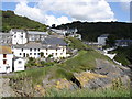 Portloe - houses near the harbour