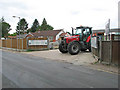 Entrance to Halls, timber and builders merchant