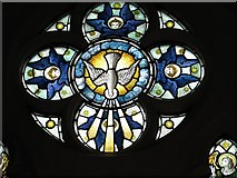 TL0506 : Stained Glass Window, St. John's Church, Boxmoor by Gerald Massey