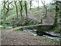 Footbridge over River Clydach near Rhos