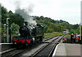 SK0247 : The Churnet Valley Railway at Froghall, Staffordshire by Roger  Kidd