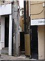 Steps leading from The High Street to Portland Cottages