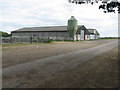 Silo and farm buildings on the Petworth Park Estate