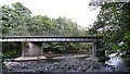 Footbridge over Tawe in Glantawe Riverside Park