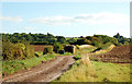 Looking south along the Ridgeway unclassified road