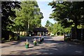 The entrance to Bladon Chains Caravan Club Site in Woodstock