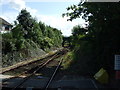 End of Llanrwst North Station facing towards Betws y Coed