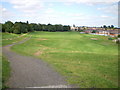 Playing fields where the canal used to be