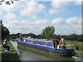 Passing through Lock 14  (3) Preparing to moor the narrowboat