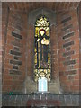 Stained glass window on the north wall at St Peter