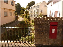 SY3492 : Lyme Regis: postbox № DT7 32, Coombe Street by Chris Downer