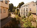 Lyme Regis: riverside path from Coombe Street