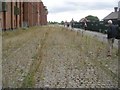 Rail tracks at Sleaford Maltings