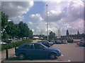 View from the car park outside Argos