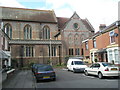 Looking from Weston Avenue towards St James, Milton