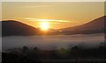 NY2223 : Cloud inversion at sunrise, Braithwaite Howe by Iain Lees