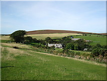 SS7649 : Kipscombe Farm, Countisbury Common by don cload