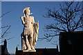 NY5261 : Hadrian statue, Brampton by Peter Clare