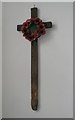 Cross retrieved from a Great War Cemetery within St Wilfrid