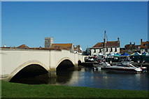 SY9287 : South Bridge, Wareham, Dorset by Peter Trimming