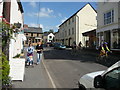 Dulverton : Bridge Street & Cyclists