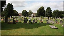TL6706 : All Saints, Writtle, Essex - Churchyard by John Salmon