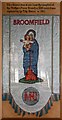 TL7010 : St Mary, Broomfield, Essex - Mother's Union Banner by John Salmon