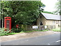 Dropmore Village Hall and rareish red phone box